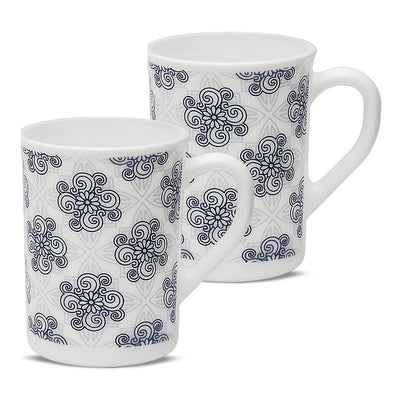 Larah By Borosil Kuba Grey Mug Set