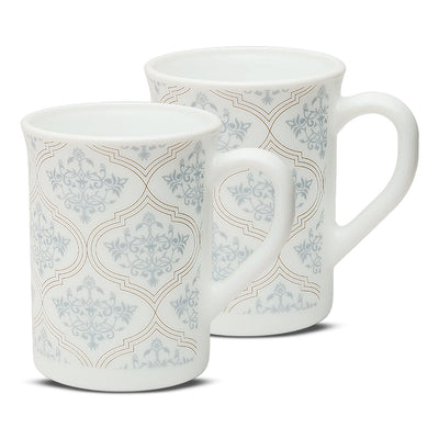 Larah By Borosil Sivas Grey Mug Set