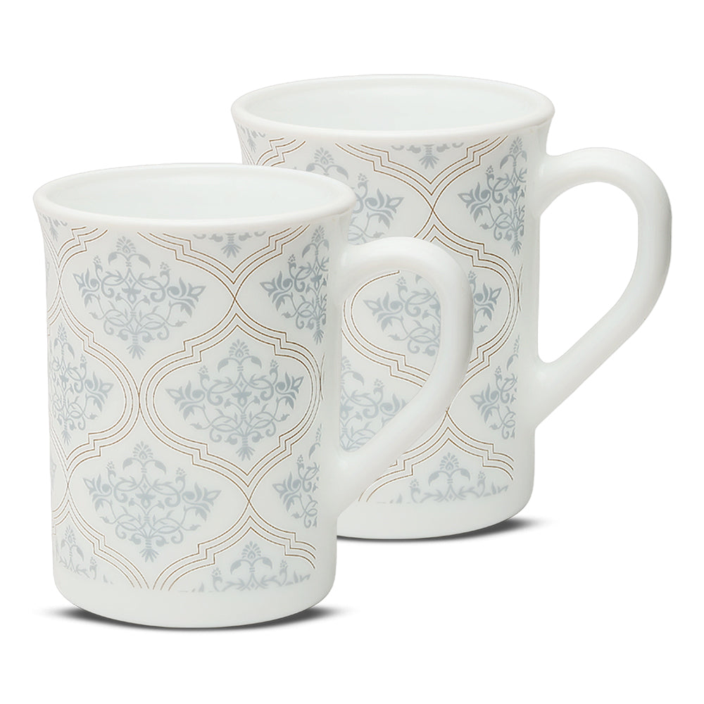 Larah By Borosil Sivas Grey Mug Set