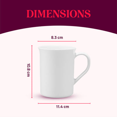 Larah By Borosil Sivas Grey Mug Set