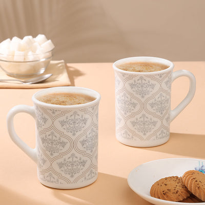 Larah By Borosil Sivas Grey Mug Set