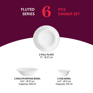 Larah by Borosil, Minerva Dinner Set