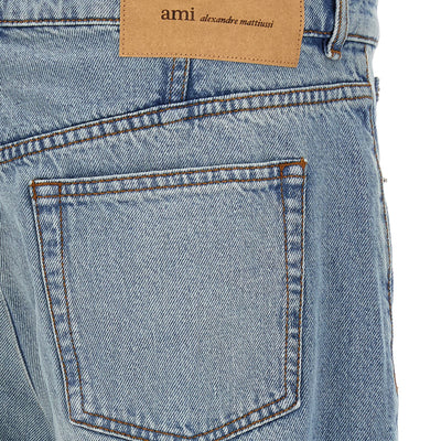 Ami Paris Wide Leg Jeans