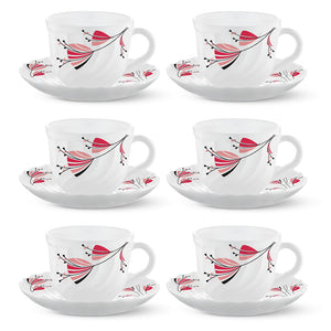 Larah By Borosil Gloria Cup n Saucer Set