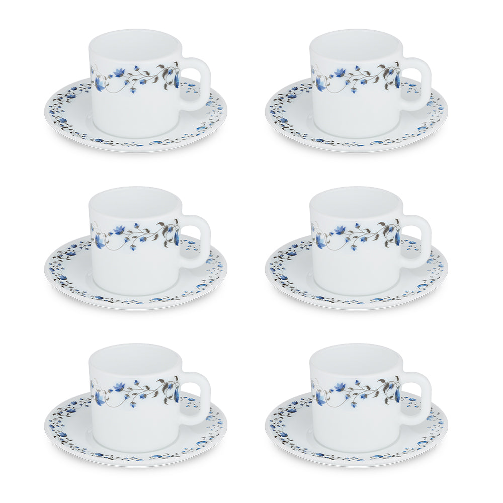 Larah By Borosil Helena Mug n Saucer Set