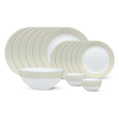 Larah by Borosil, Cara Dinner Set