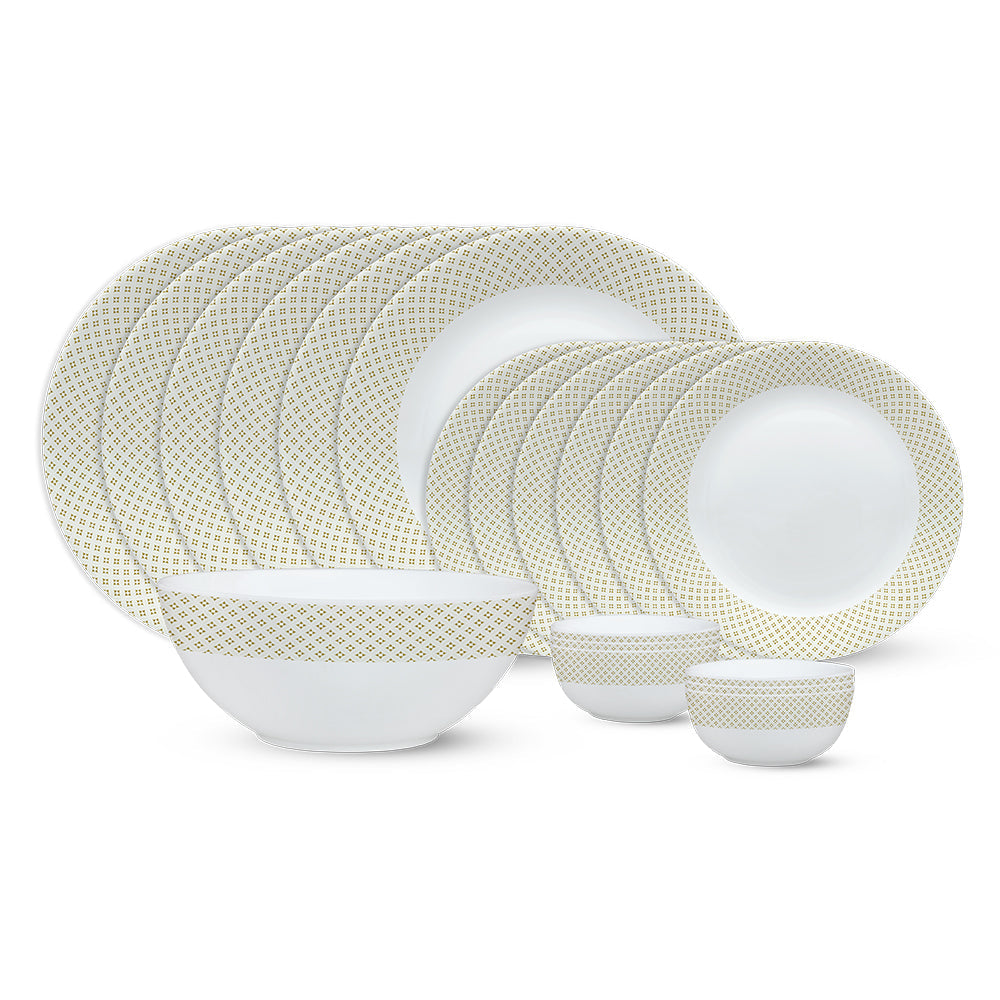 Larah by Borosil, Cara Dinner Set