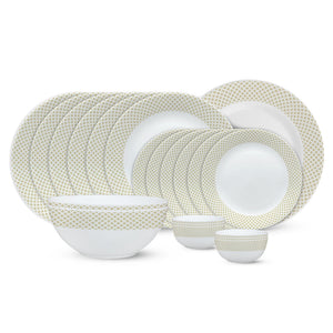Larah by Borosil, Cara Dinner Set