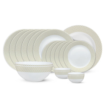 Larah by Borosil, Cara Dinner Set