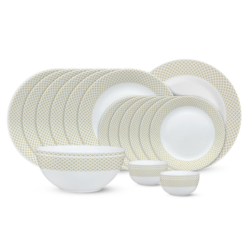 Larah by Borosil, Cara Dinner Set
