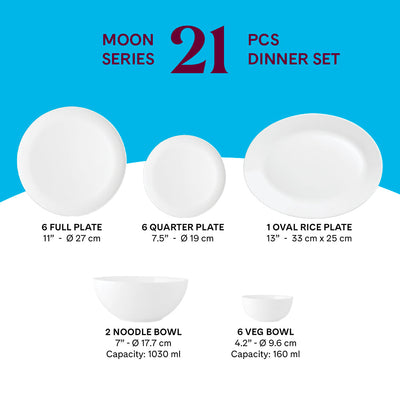 Larah by Borosil, Inca Dinner Set