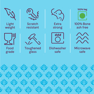 Larah by Borosil, Inca Dinner Set