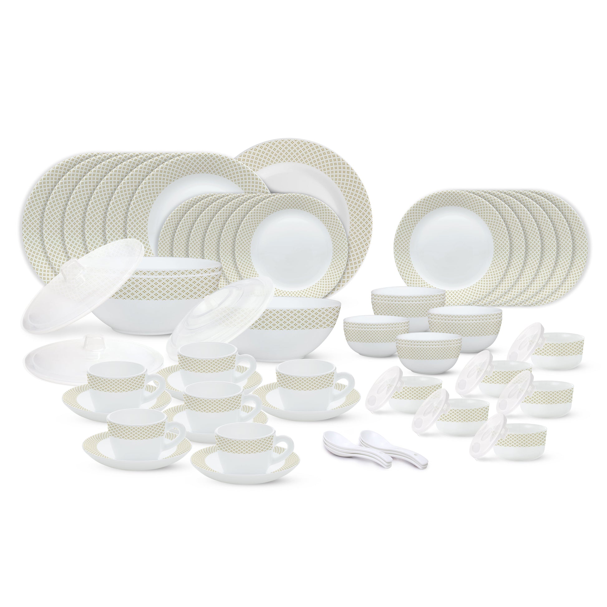 Larah by Borosil, Cara Dinner Set