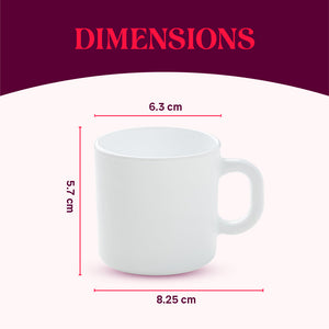 Larah By Borosil Taj Mug Set