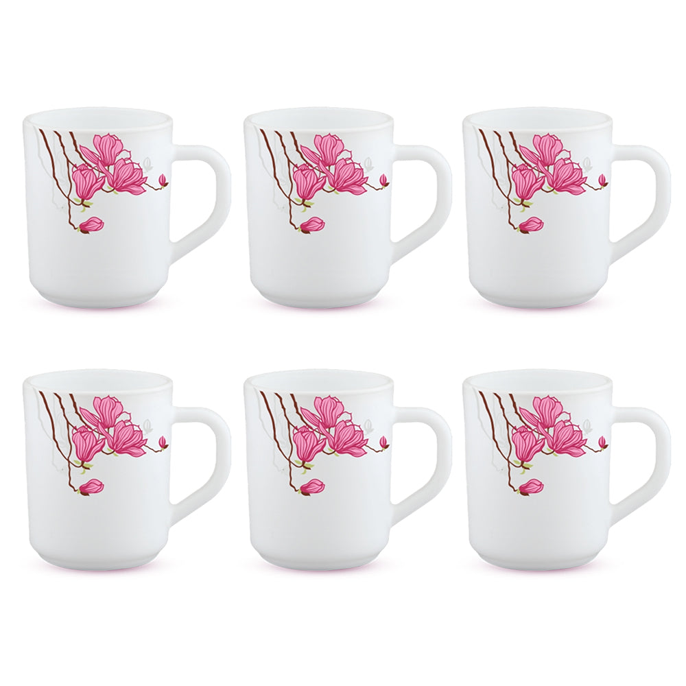 Larah By Borosil Lily Blossom Mug Set