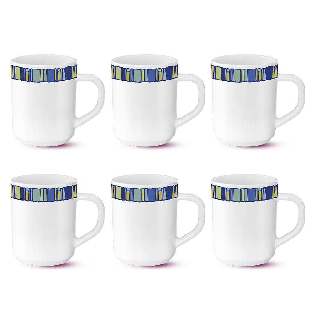 Larah By Borosil Sapphire Mug Set