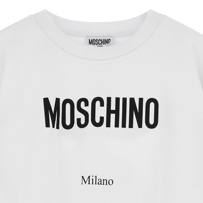 Moschino Kid Teen Logo Lettering Sweatshirt