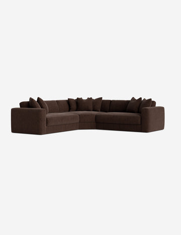 Brown Basket Boucle