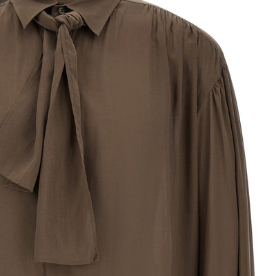 Yohji Yamamoto Shirt With Scarf