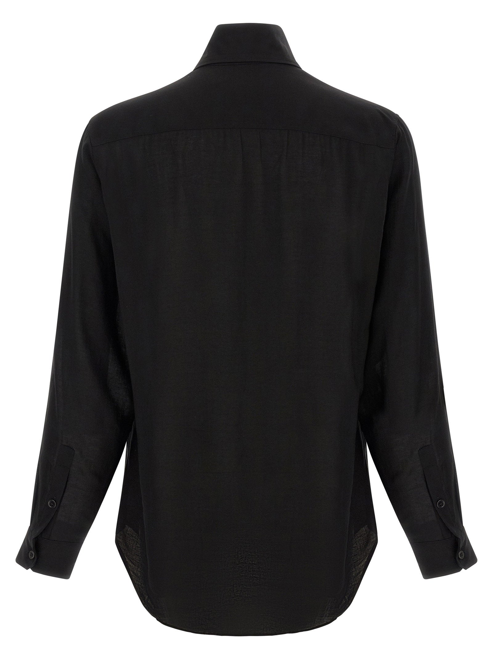Yohji Yamamoto Stole Collar Shirt