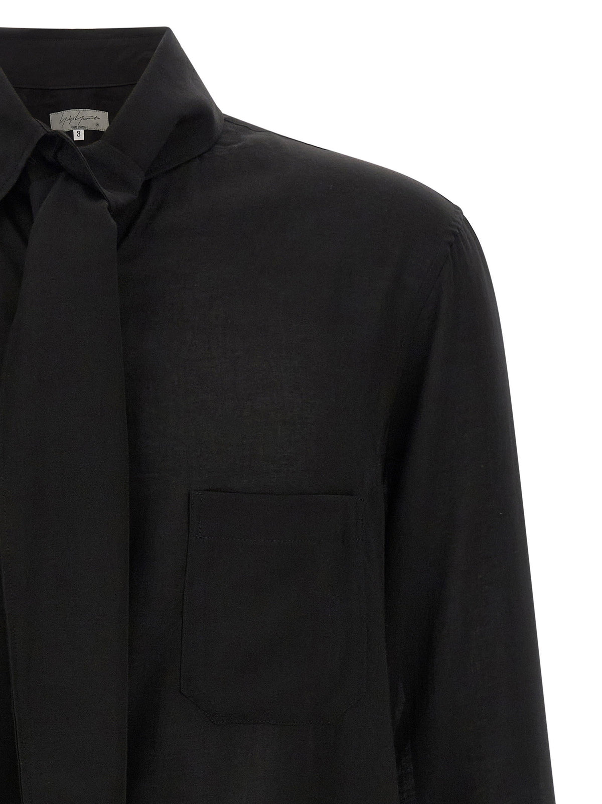Yohji Yamamoto Stole Collar Shirt