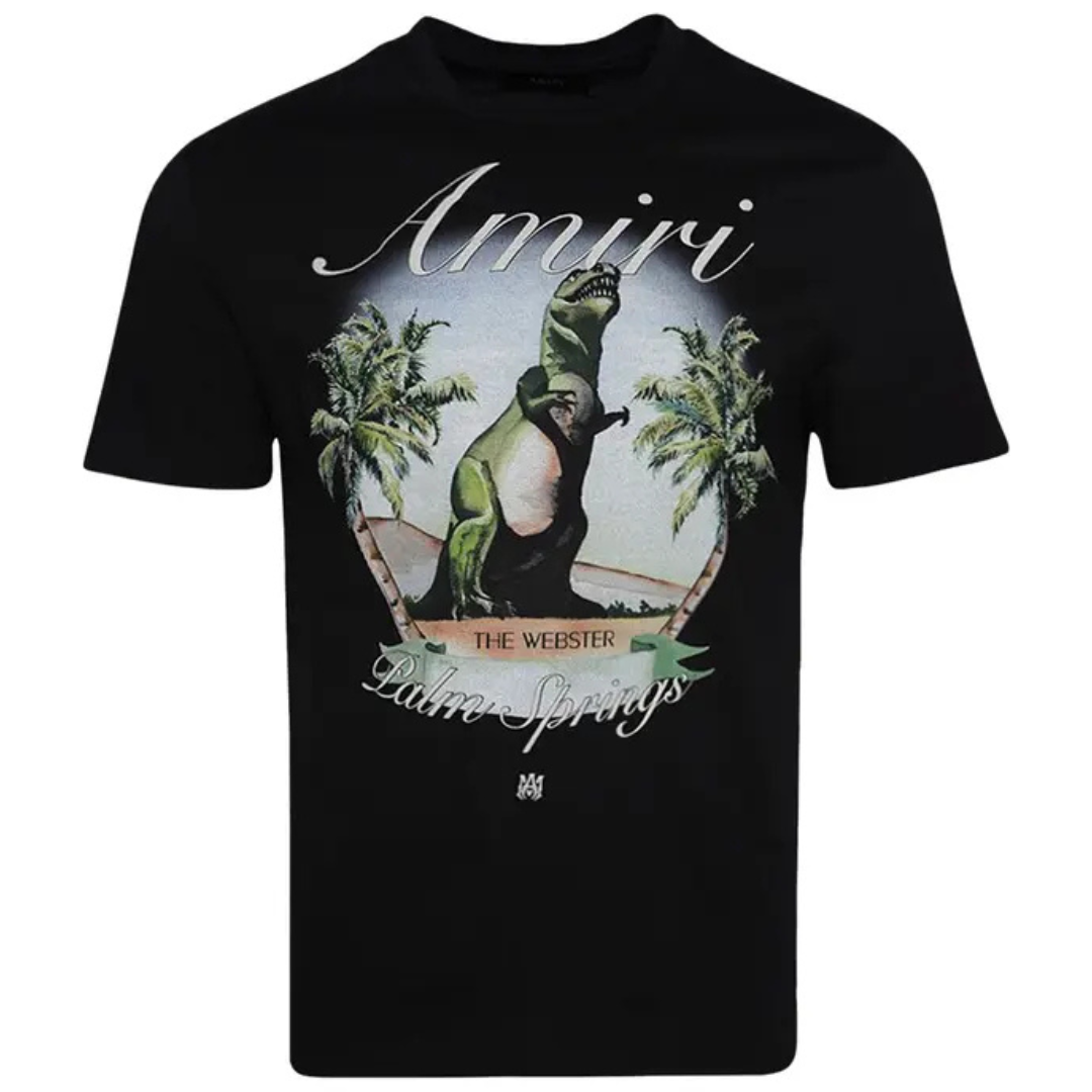 AMIRI Webster Exclusive Dinosaur Tee Black