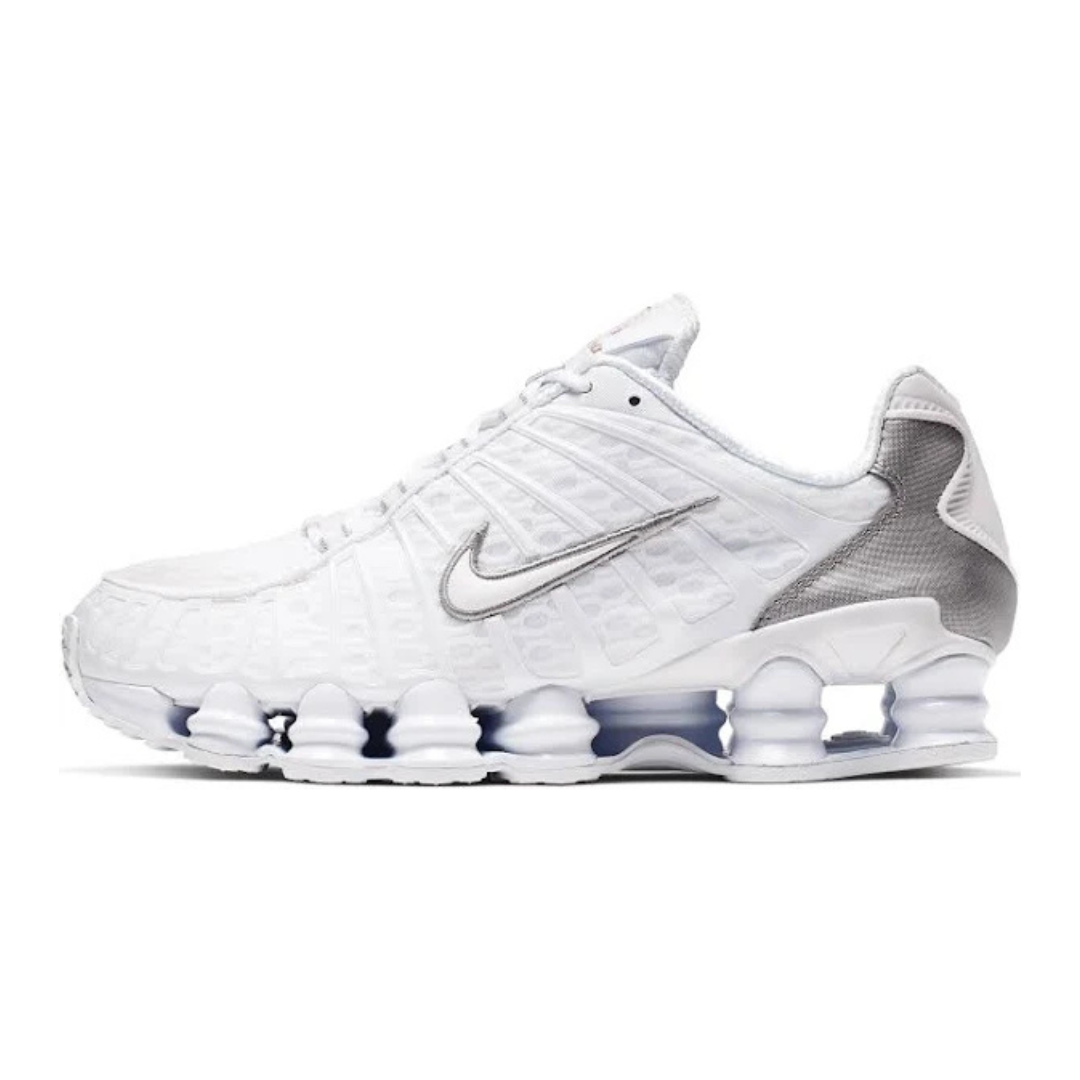 Nike Shox TL White Metallic Silver