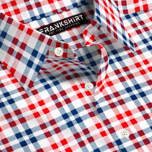 Red Check I Causal Shirt I Regular Fit I 100% Cotton Shirt
