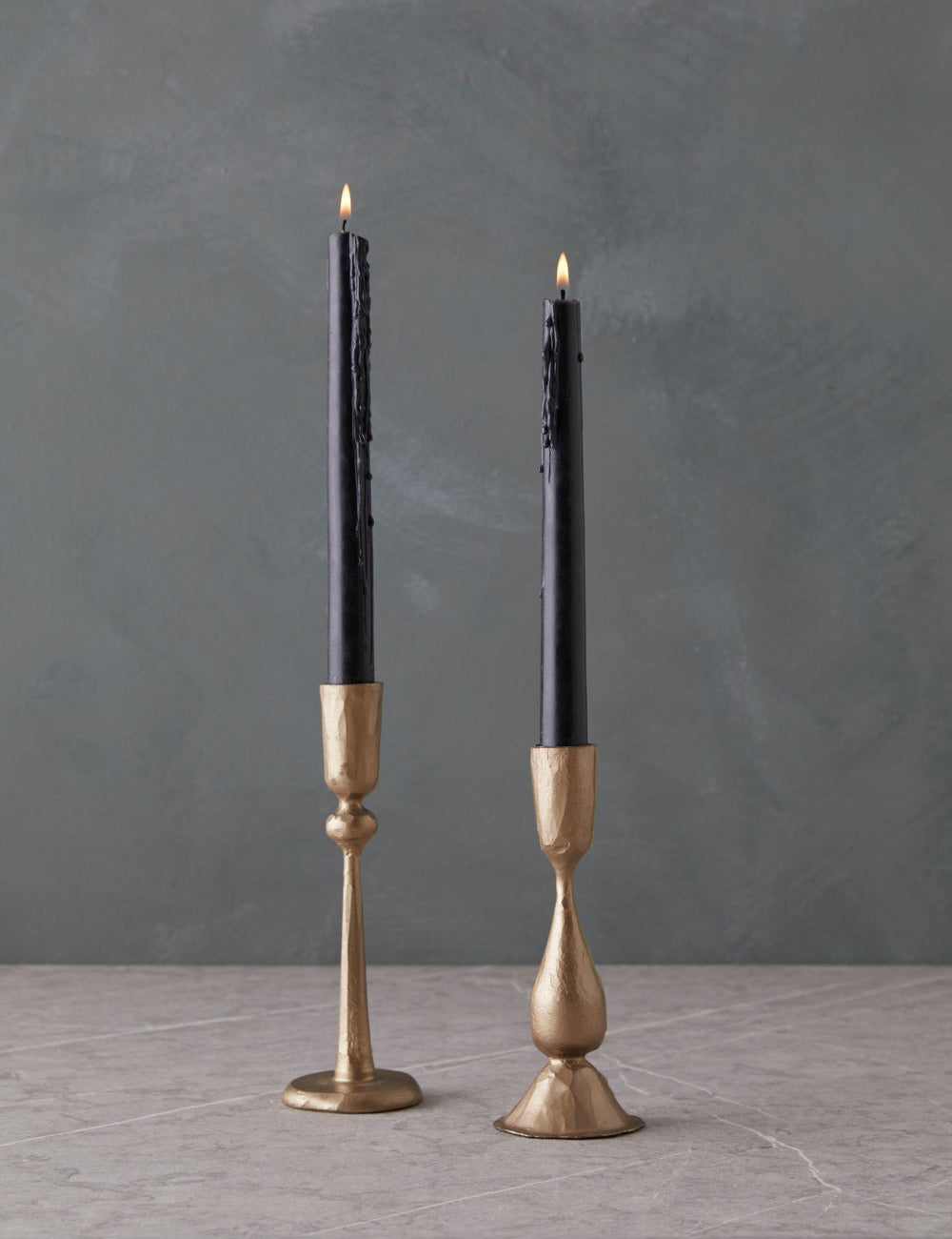 Hand-Forged Iron Taper Candle Holder