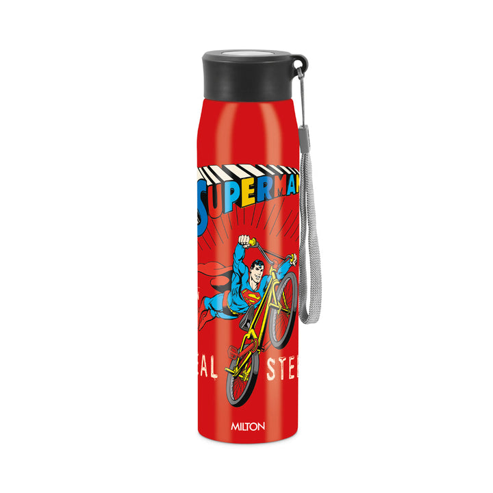 Superman 3D Design Handy Stainless Steel Bottle (Milton)