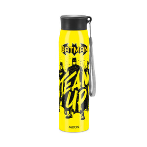 Batman 3D Yellow Design Handy Stainless Steel Bottle (Milton)