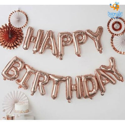 Happy Birthday Foil Balloons