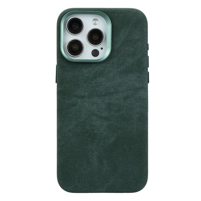 Denim Fabric Magsafe Case For iPhone 15 Pro Max