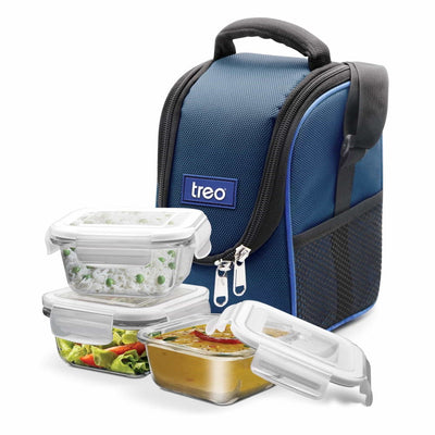 Health First Tiffin Round Glass Tiffin (Treo by Milton)