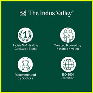 CASTrong Cast Iron Fish Fry Pan, Pre-seasoned, Nonstick, 100% Pure, Toxin-free, Induction, 22.4/25cm, 1.5kg/2kg