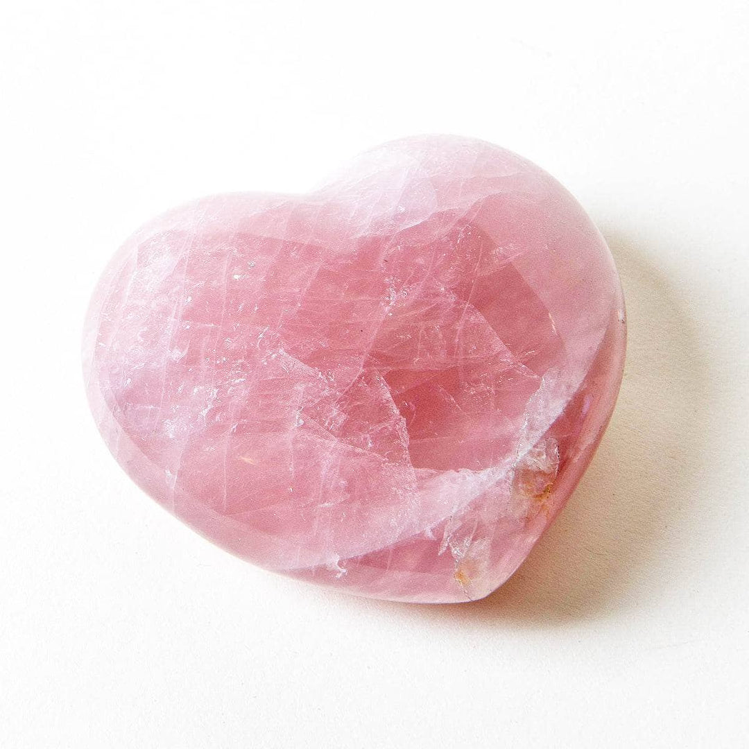 Rose Quartz Hearts - AAA Premium Quality