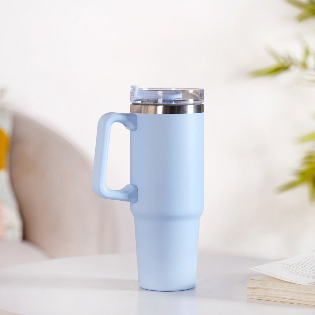 Glacio Leakproof Insulated Water Tumbler With Handle Arctic Blue 850ml