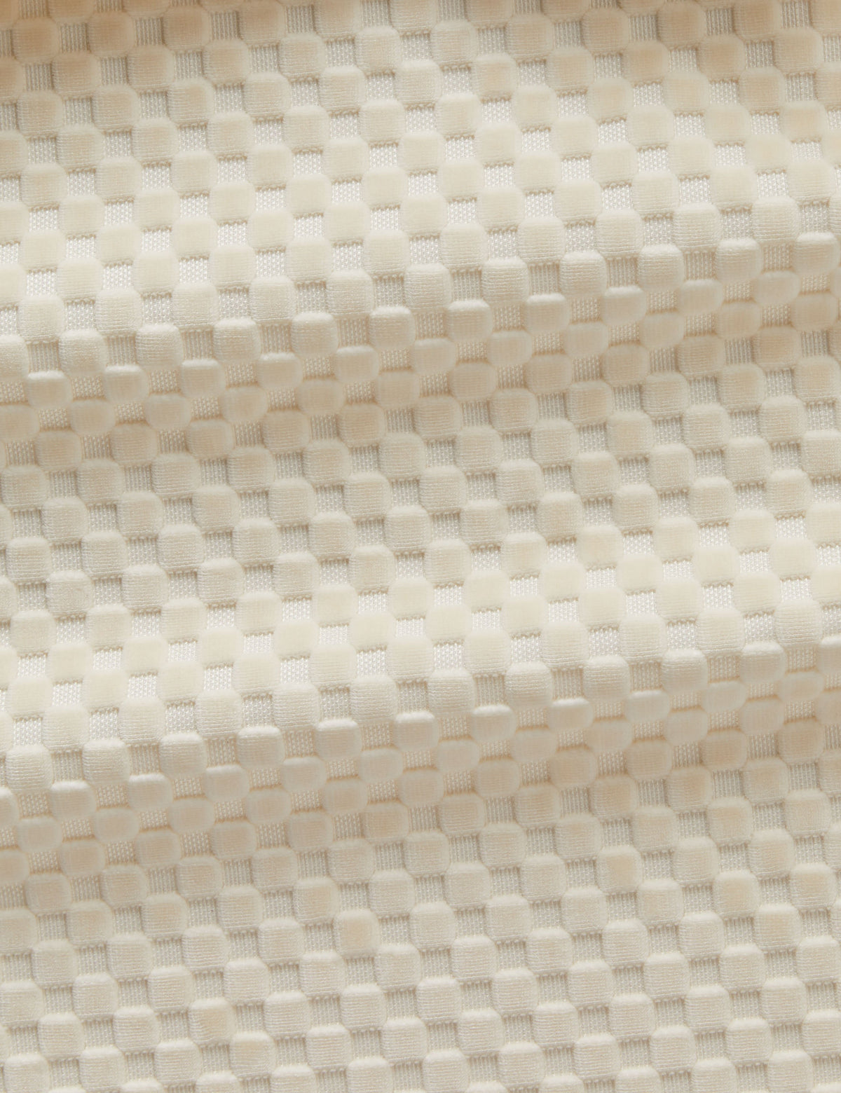 Hi-Lo Checker Velvet Fabric by Sarah Sherman Samuel