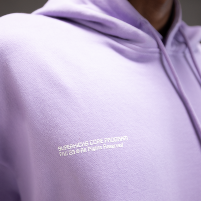 Superkicks | CORE 3.0 UNISEX HOODIE { PURPLE