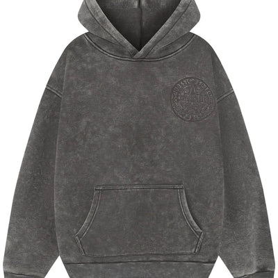 MAGIRI Embroidered Washed Grey Hoodie