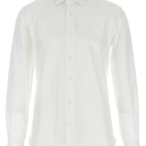 Barba Honeycomb Cotton Shirt