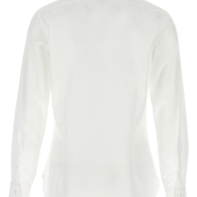 Barba Honeycomb Cotton Shirt