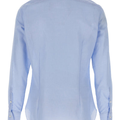 Barba Honeycomb Cotton Shirt