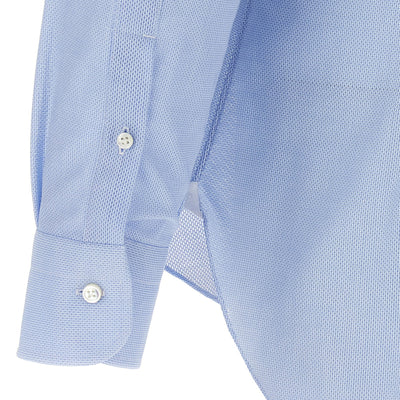 Barba Honeycomb Cotton Shirt