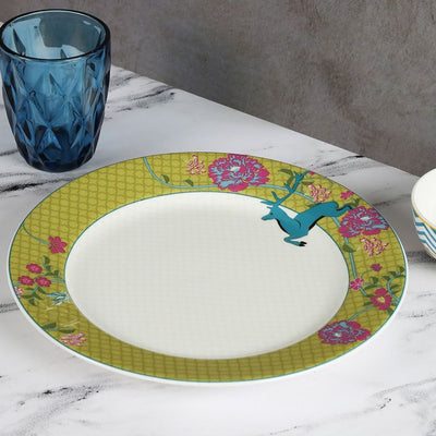 India Circus Nature Essence Paradise Dinner Plate | 1 Pc