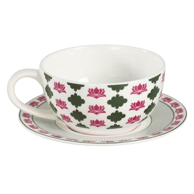 India Circus Floral Fountain Tea for One | Tea Set | Set of 3 Pcs