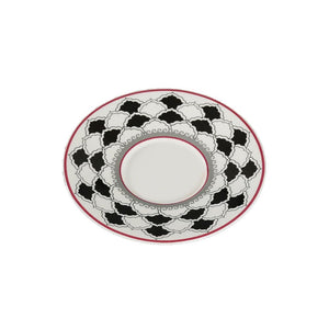 India Circus Black Garden Tea for One | Tea Set | Set of 3 Pcs