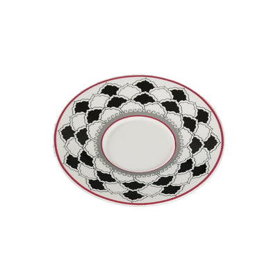 India Circus Black Garden Tea for One | Tea Set | Set of 3 Pcs