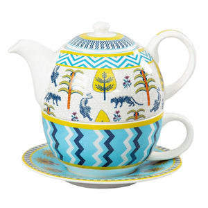India Circus Mystical Gardens Tea for One | Tea Set | Set of 3 Pcs