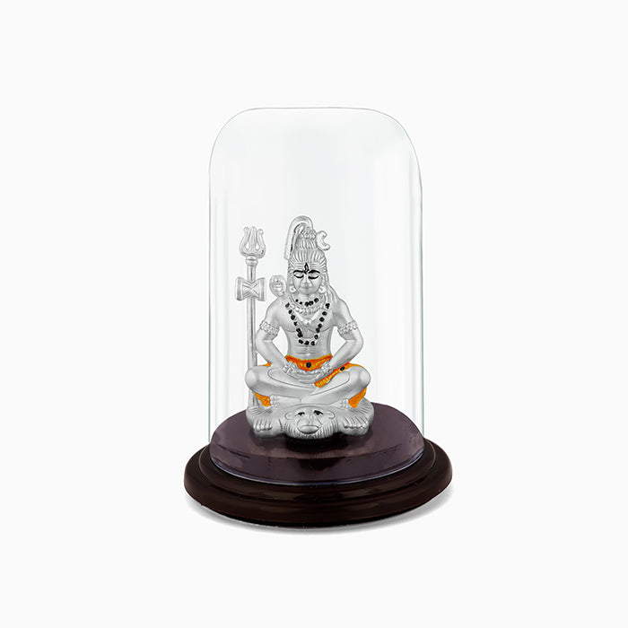 Silver Mahadeva Idol